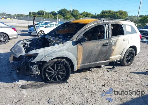 2019 Dodge Journey Se from USA, damaged, VIN 3C4PDCBB8KT852508